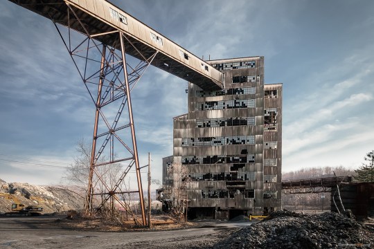 The remains of the St. Nicholas Coal Breaker.