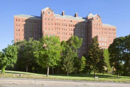 The quintessential asylum clocks in at 13 stories.