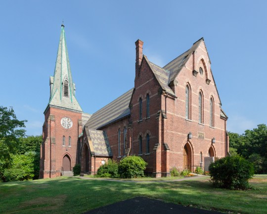 The Church was rebuilt in 1959 after a fire.